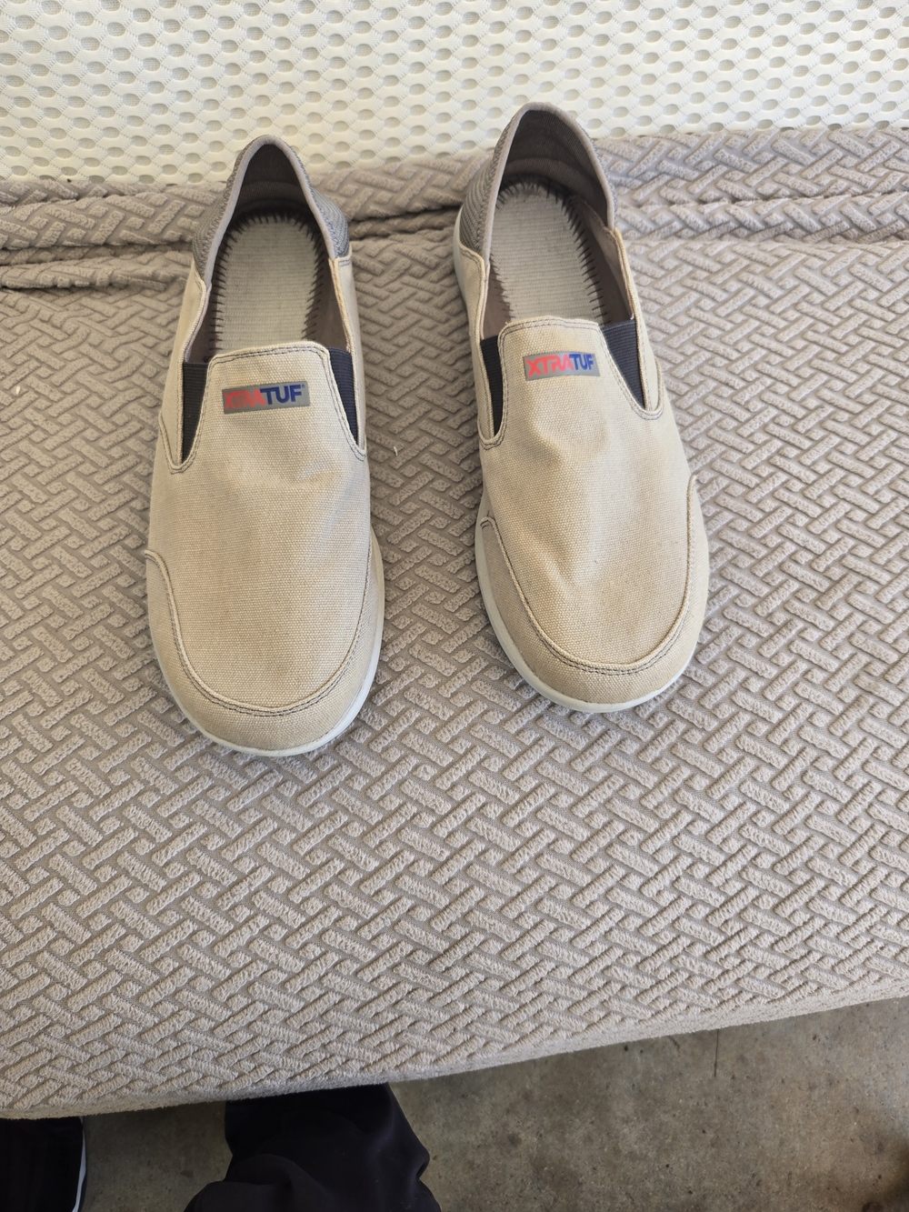 XTRATUF Men's Canvas Slip-On Shoes Size 11.5